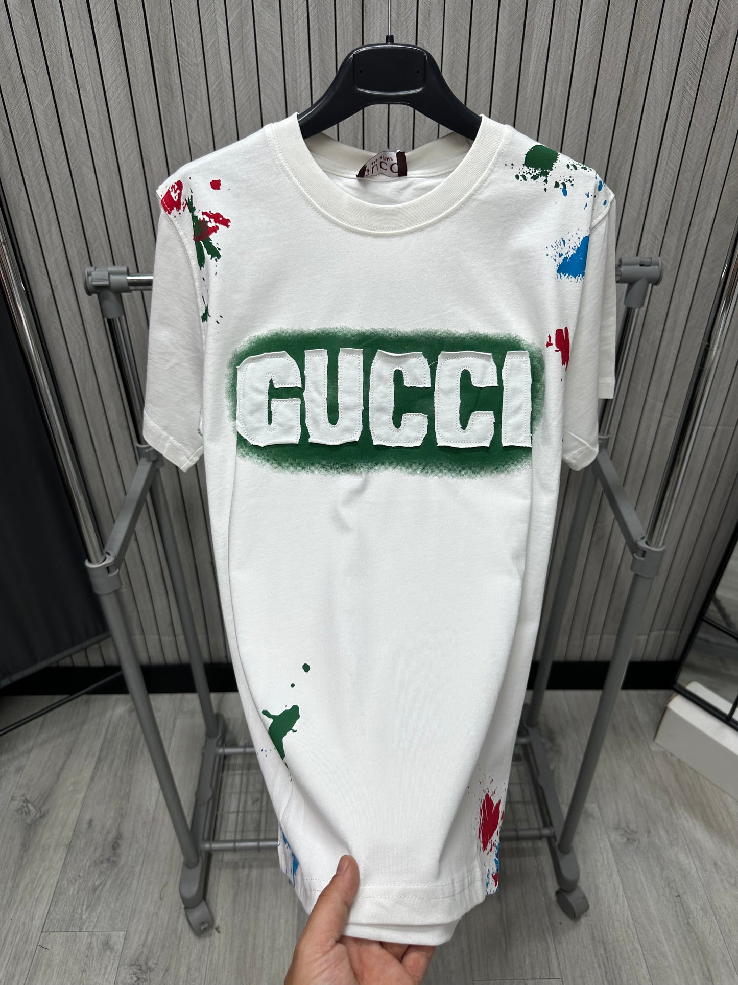 Tricou barbat GGC White Green