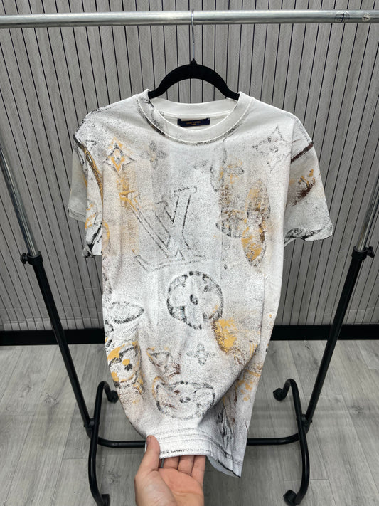 Tricou barbat LS Alb