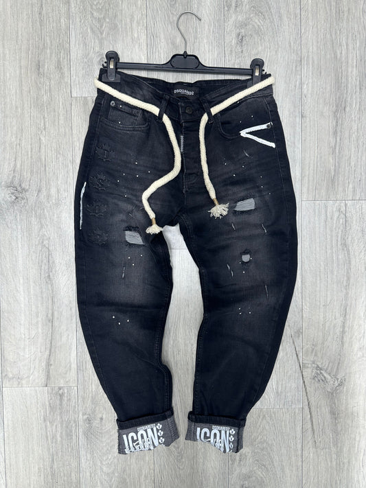 Blugi barbat IQ2 Negru