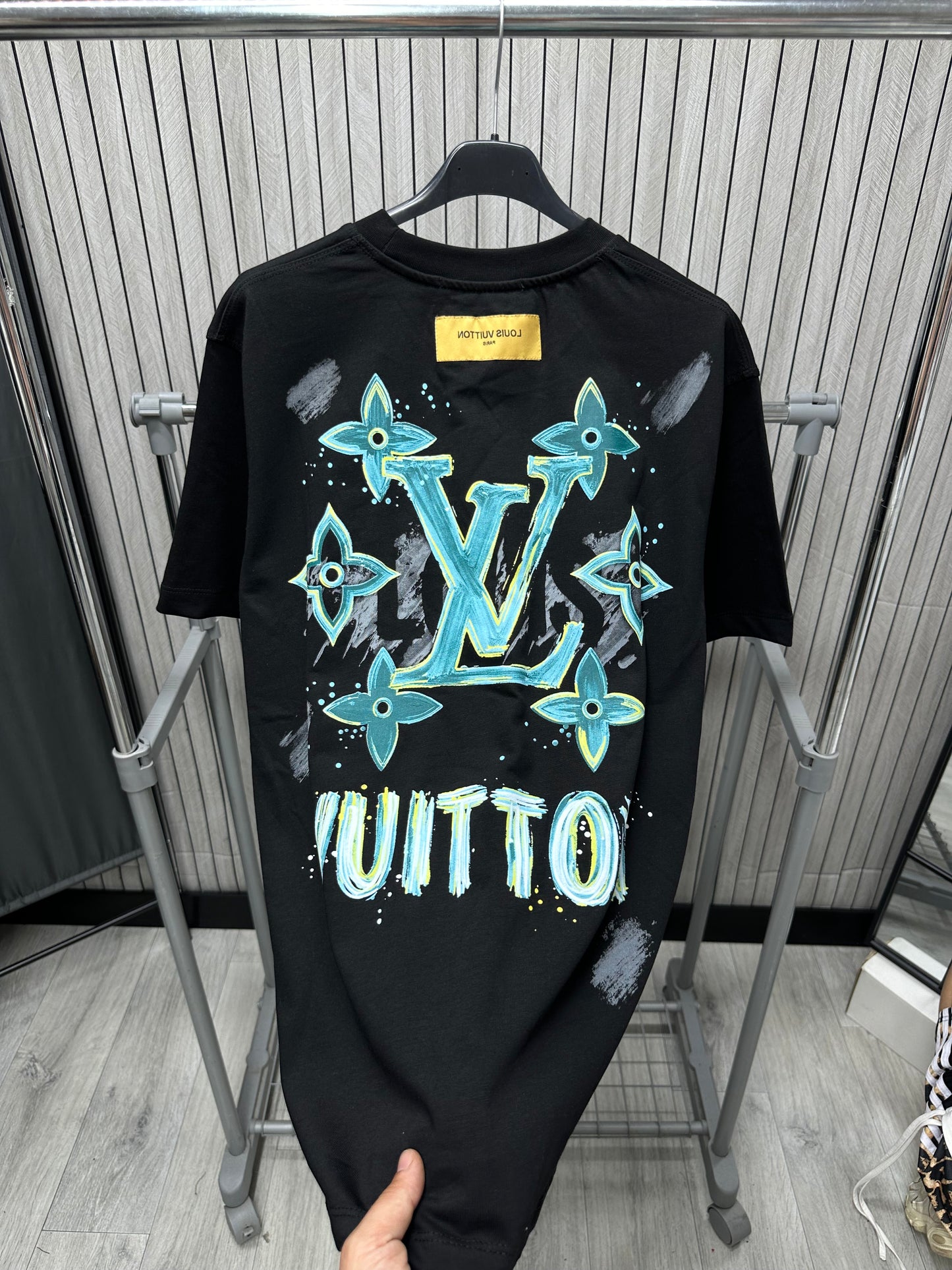 Tricou barbat Louis black Blue