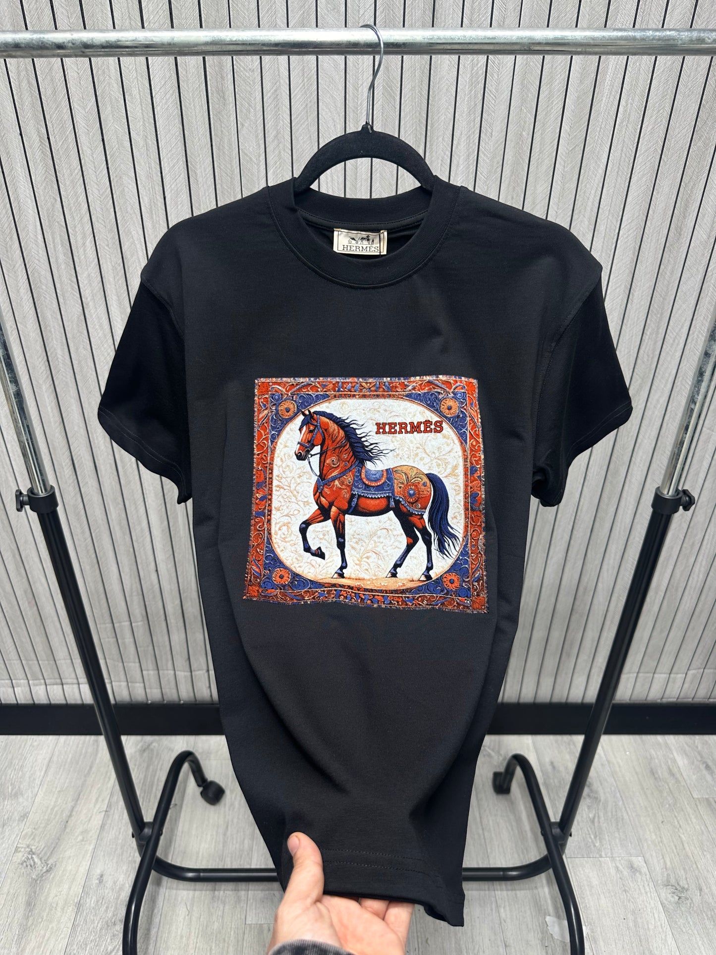 Tricou barbat HMS Negru