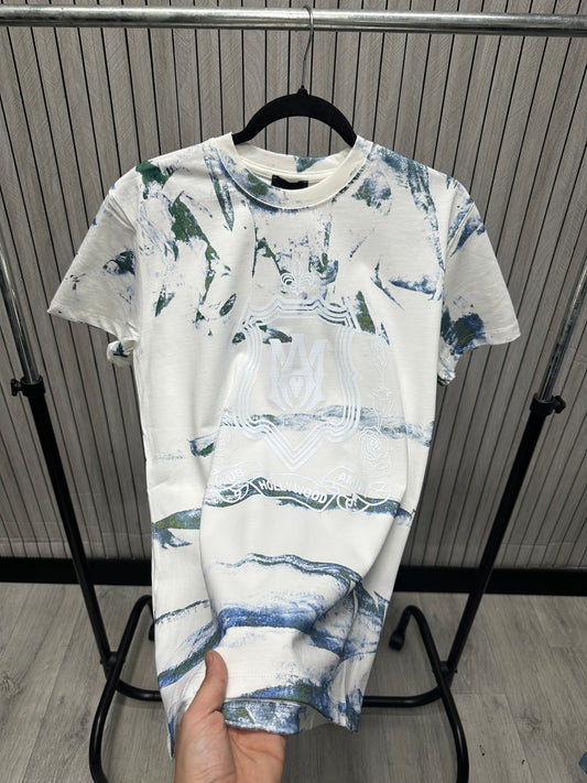 Tricou barbat AMRI Alb