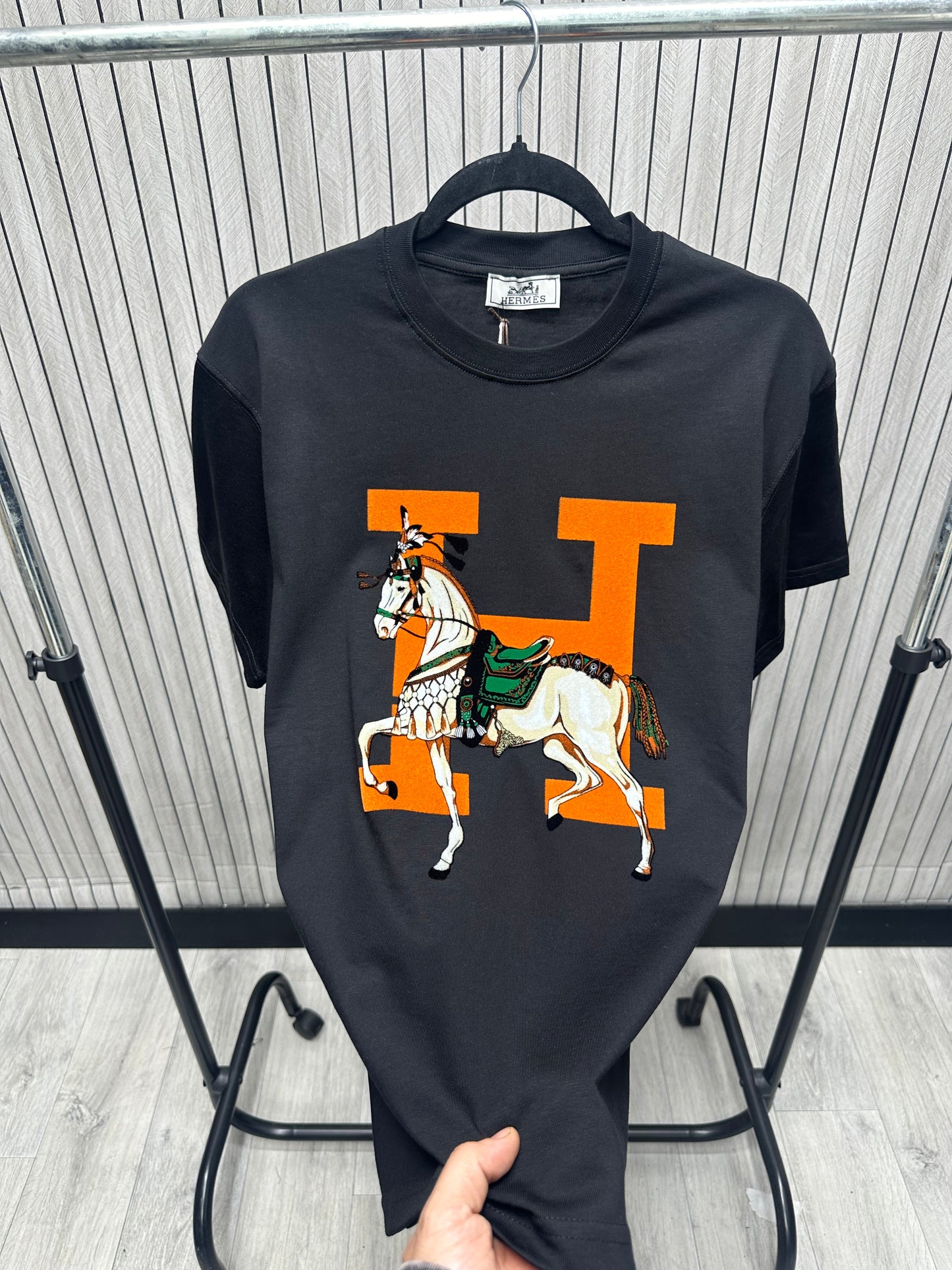 Tricou barbat HMS Negru