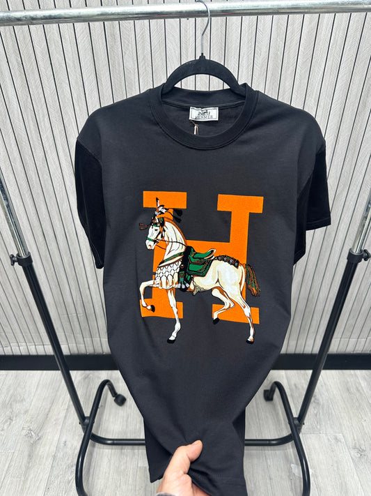 Tricou barbat HMS Negru