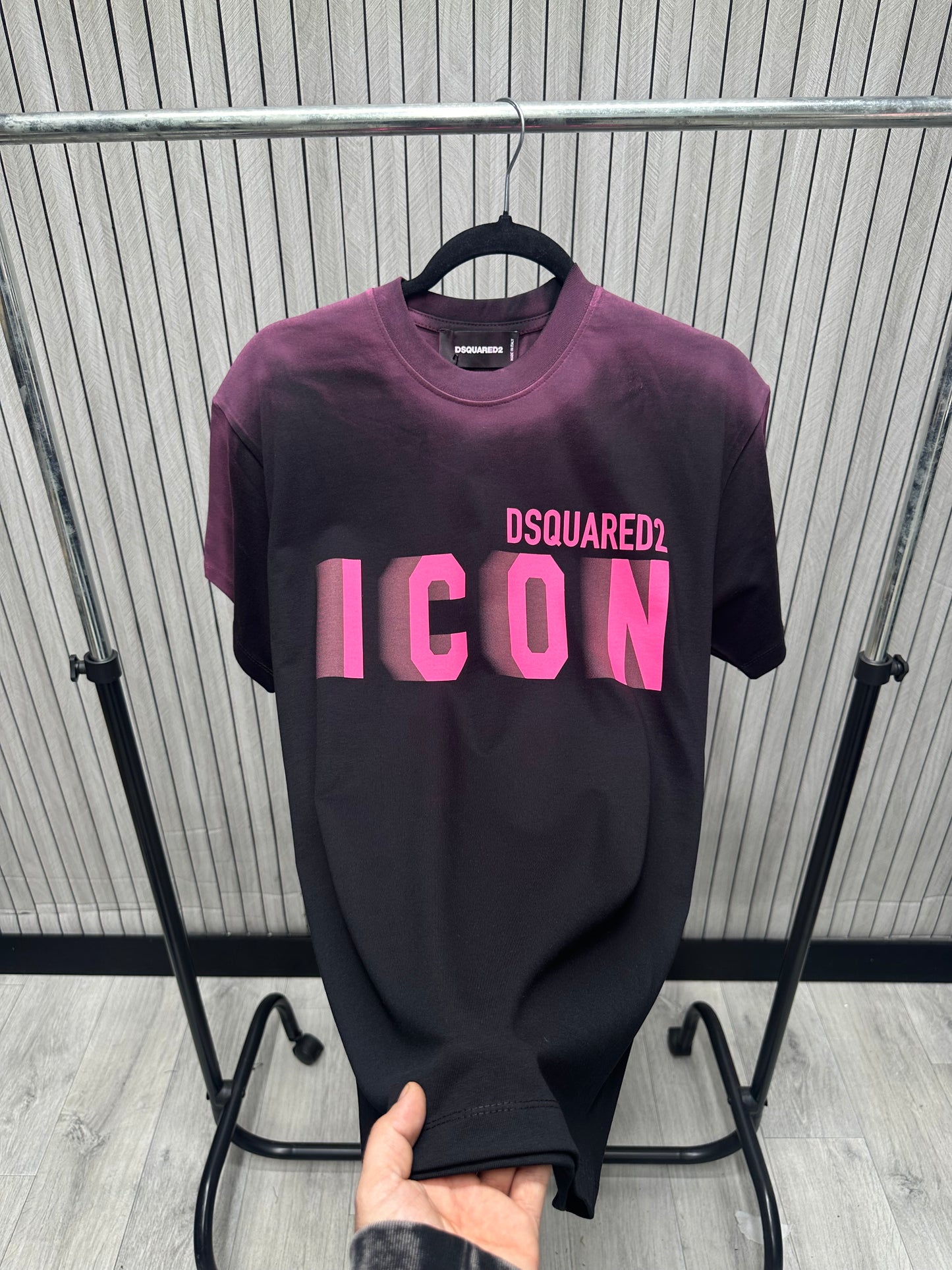 Tricou barbat ICN2 Black Pink