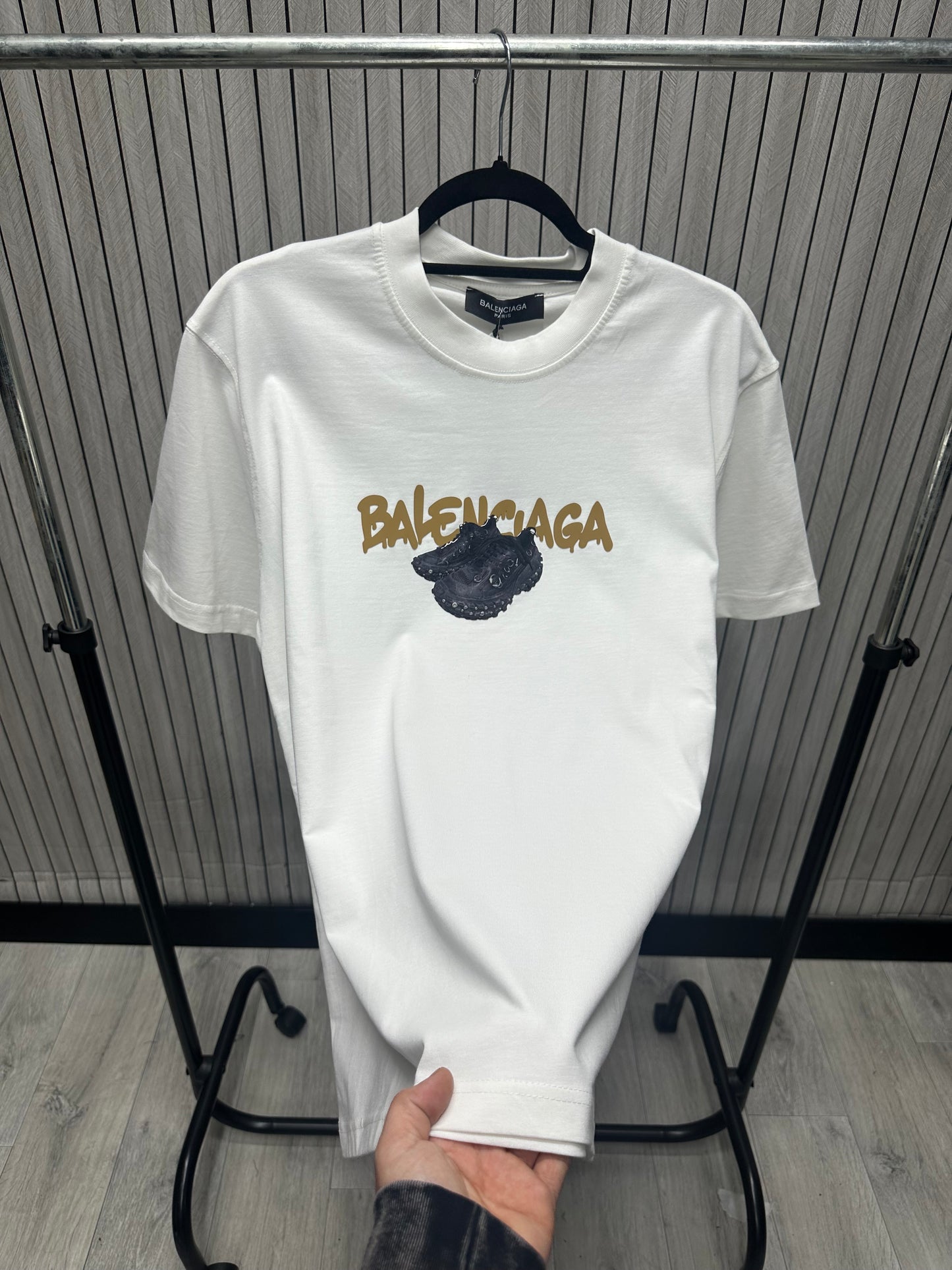 Tricou barbat Balenci Alb