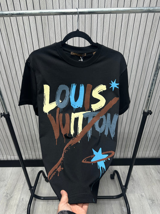 Tricou barbat Louisvi Negru