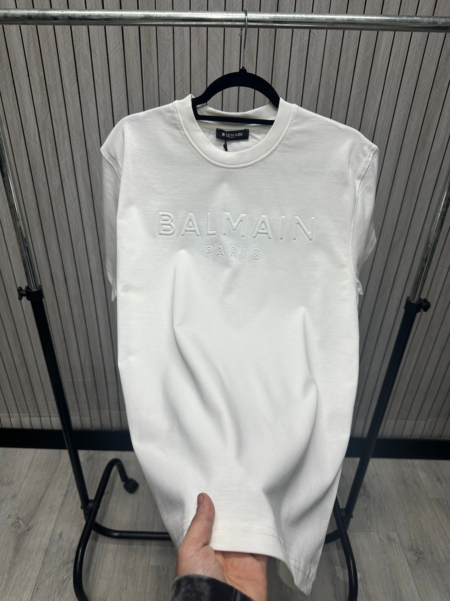 Tricou barbat BALM Alb
