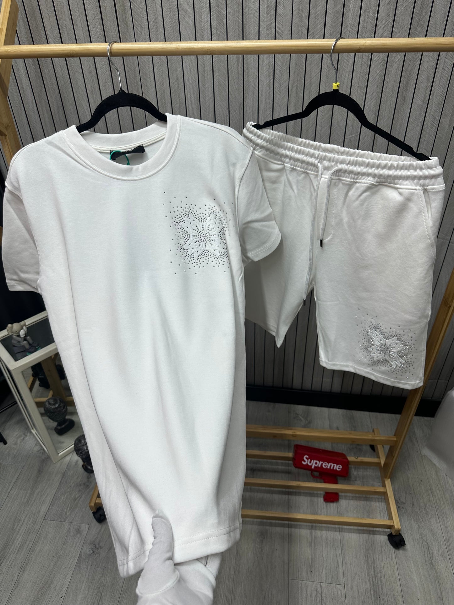Compleu Barbat Shine Alb