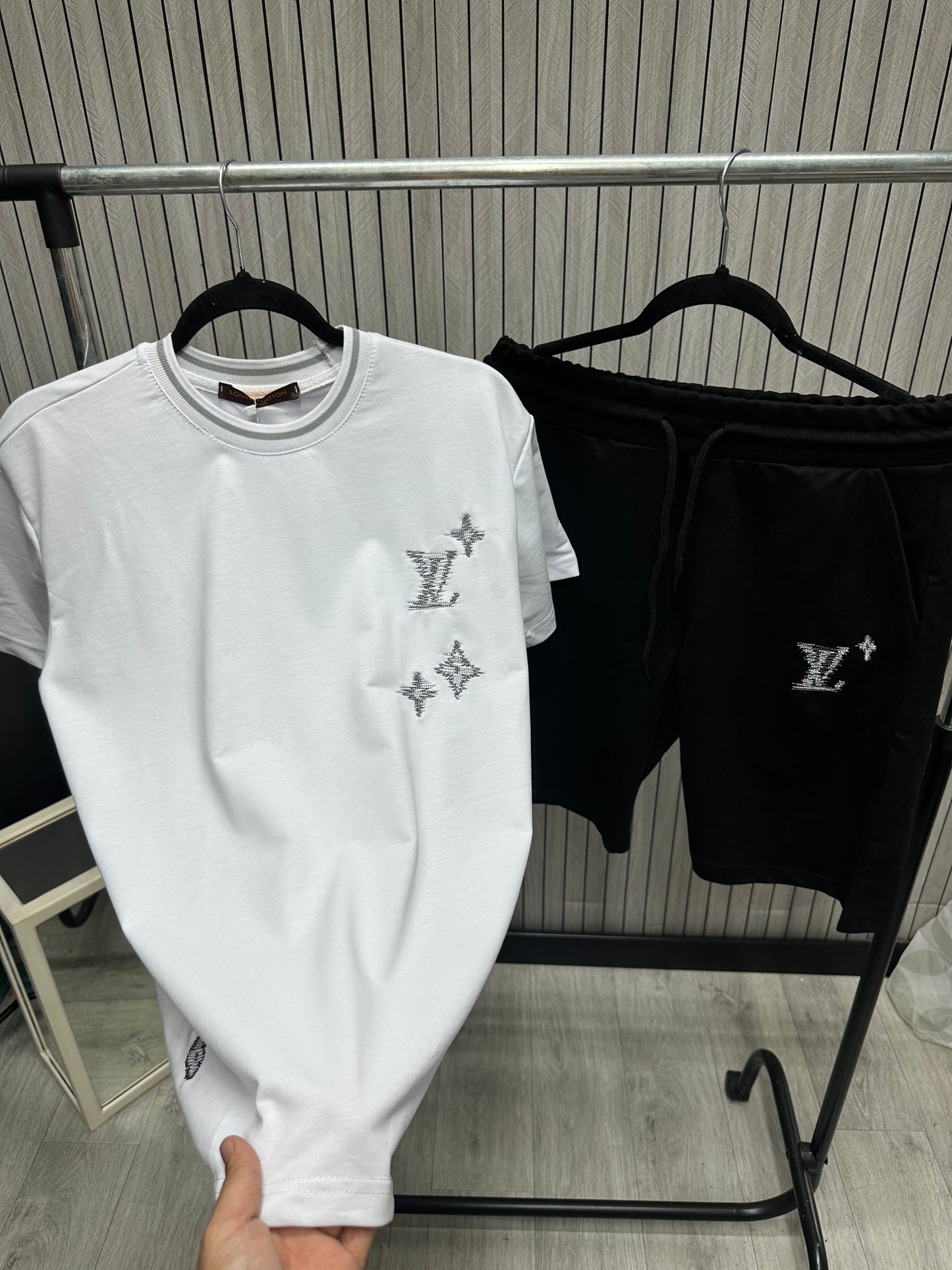 Compleu Barbat Ouvi Black White