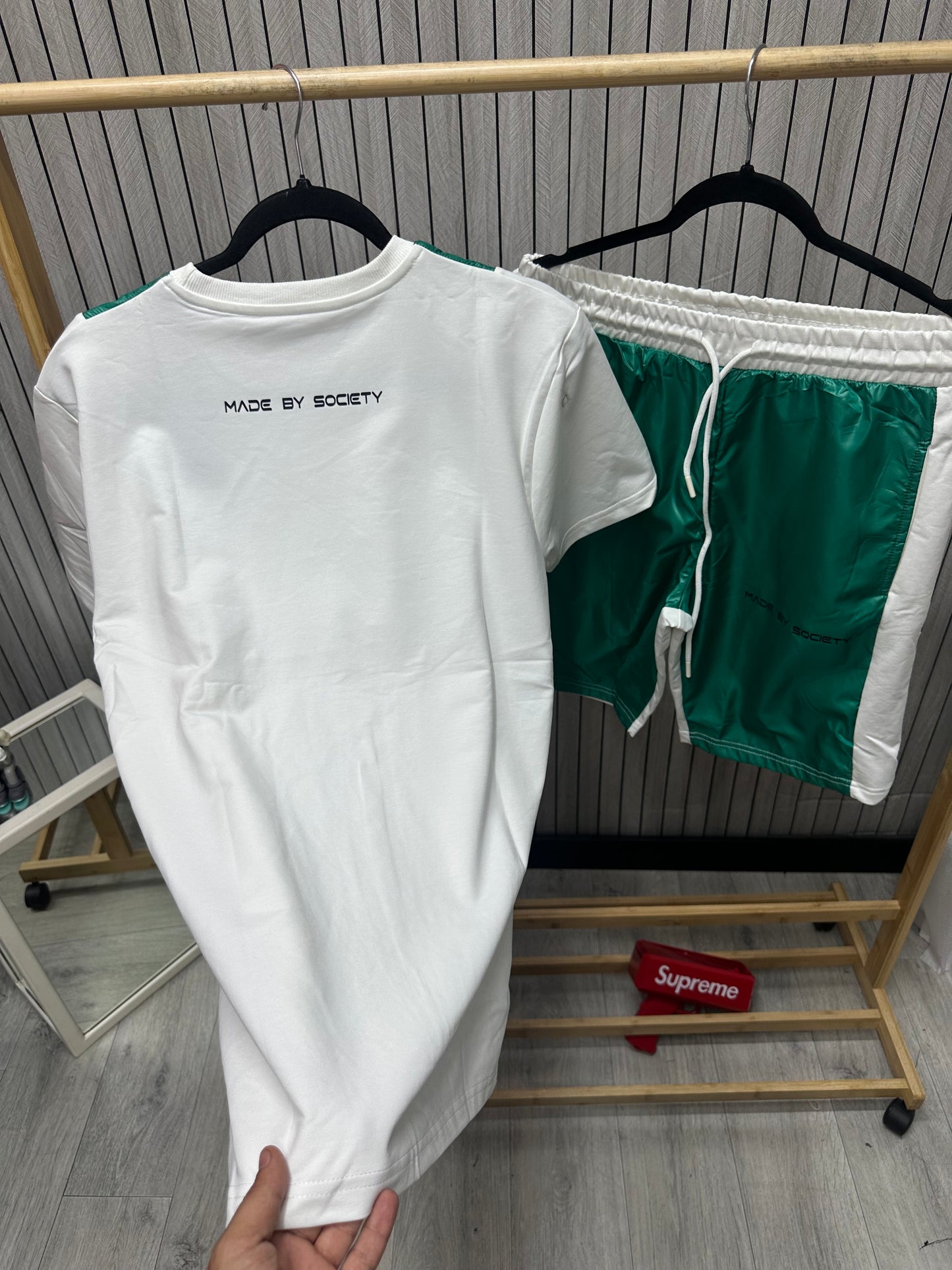 Compleu Barbat MSOB Green White