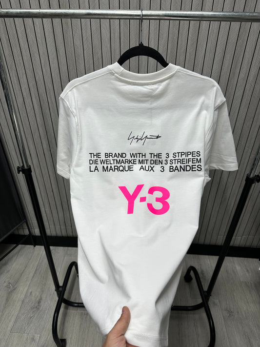 Tricou barbat Y3 Alb