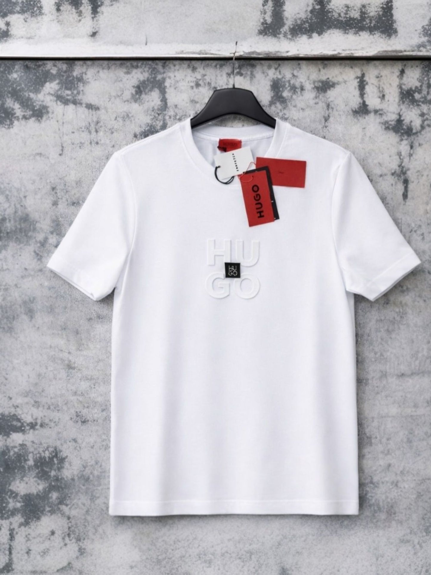 Tricou barbat H Alb