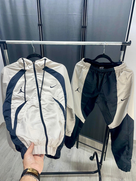 Trening Barbat NJR Crem Negru