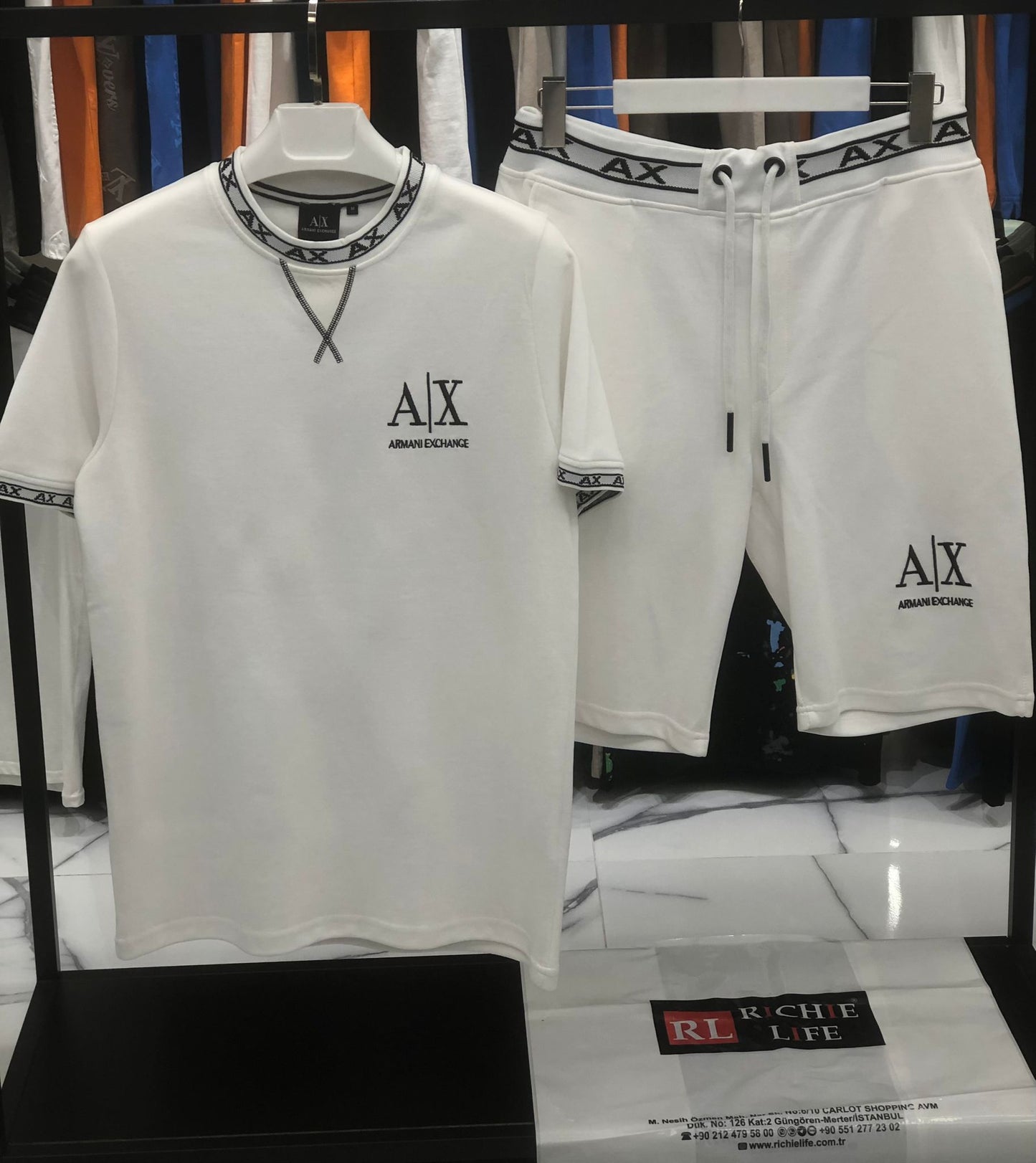 Compleu Bărbat AX Alb