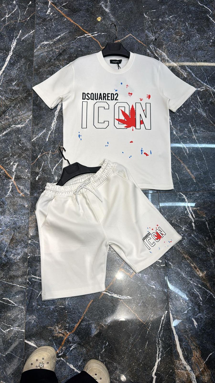 Compleu bărbat DSQ ICN Alb