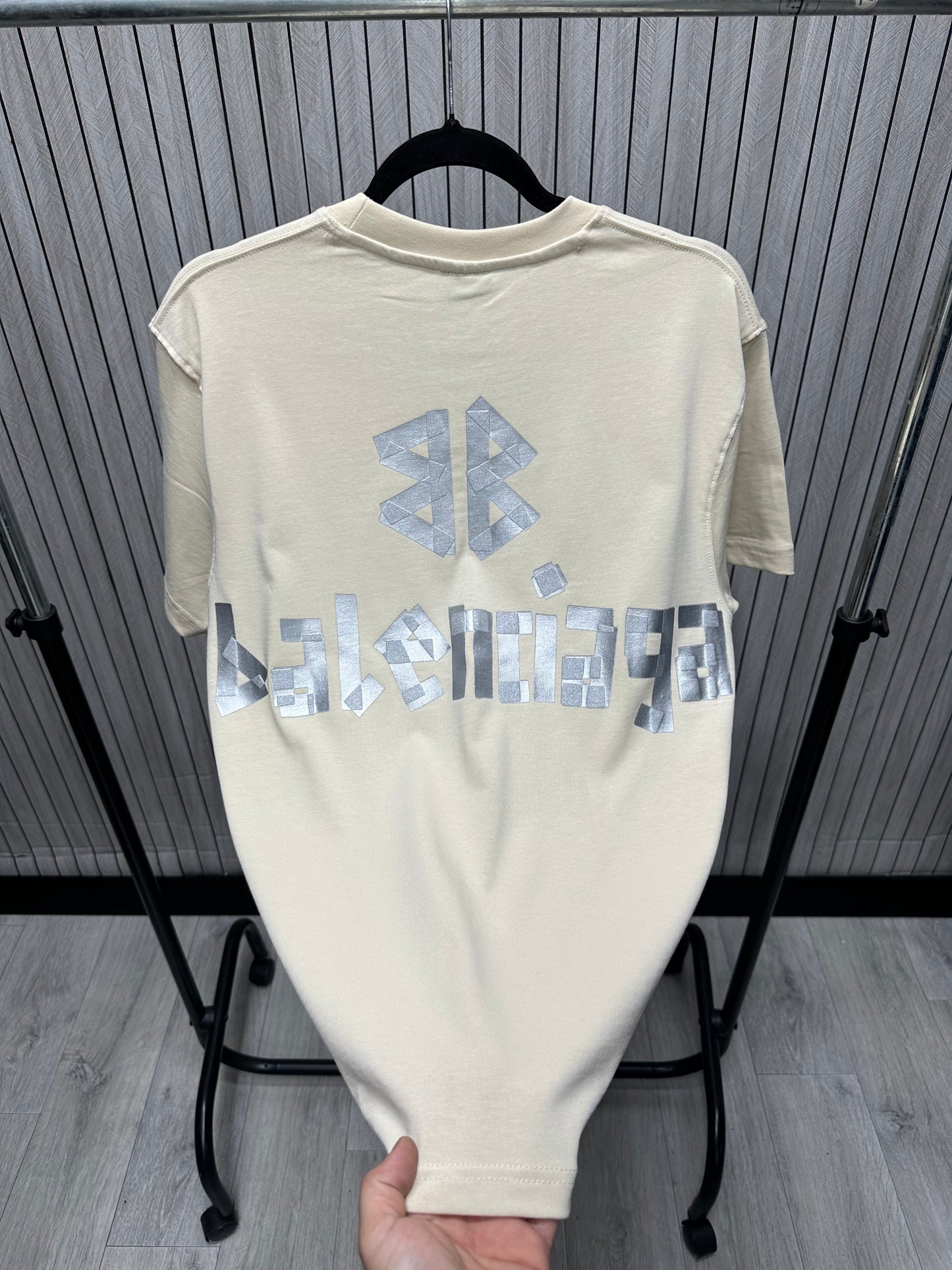 Tricou barbat BLG Crem