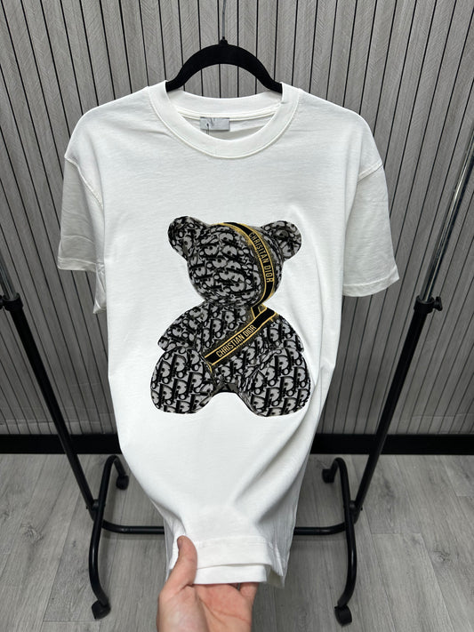 Tricou barbat CD Alb