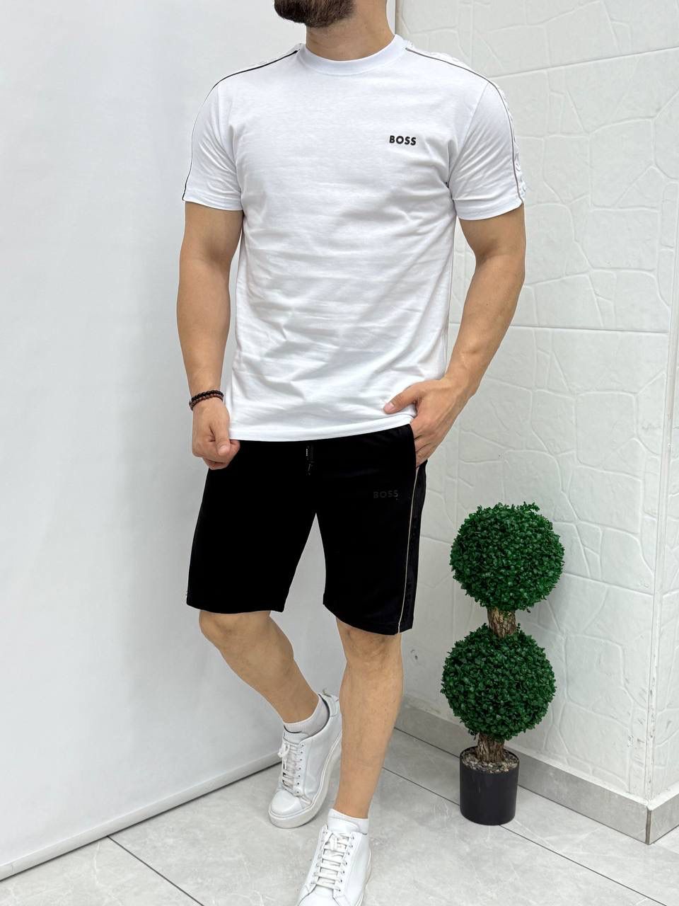 Compleu bărbat BB Alb