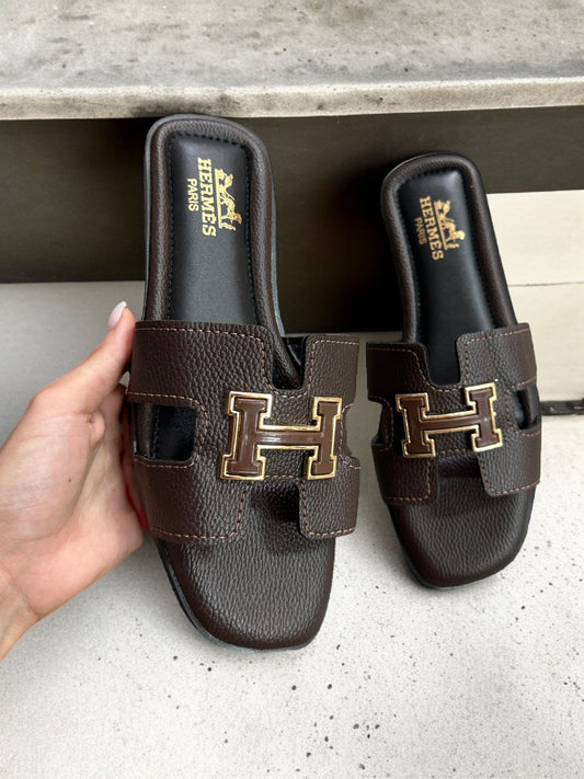 Papuci HMS Dama Clasic Brown