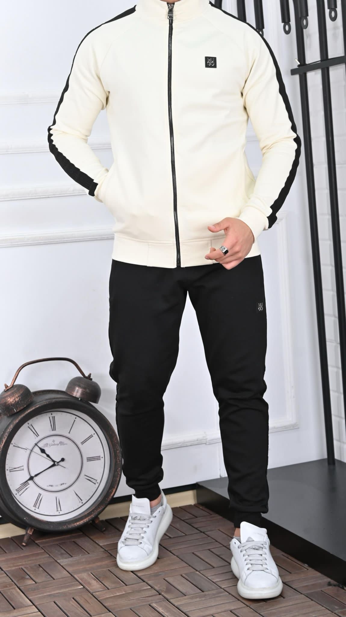 Trening Barbat BSS Alb Negru