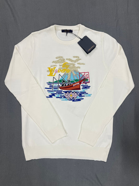 Bluză Bărbat LVL Alb