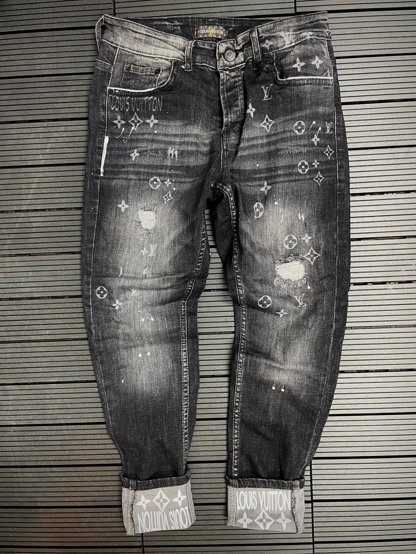 Blugi Barbat Louv Gri