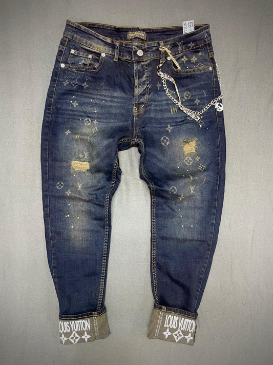 Blugi Barbat VT Bleumarin