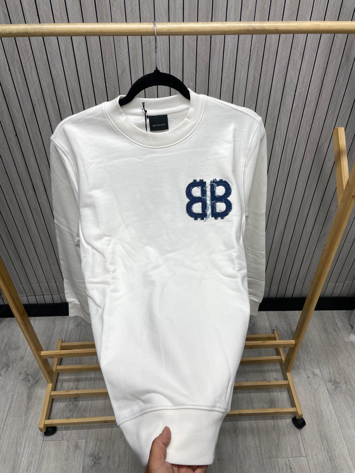 Bluza Barbat BB Alb