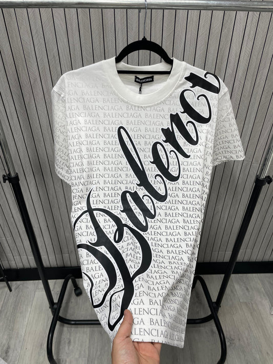 Tricou barbat Balenci ALB