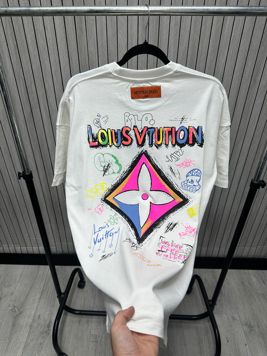 Tricou barbat OUIS Alb