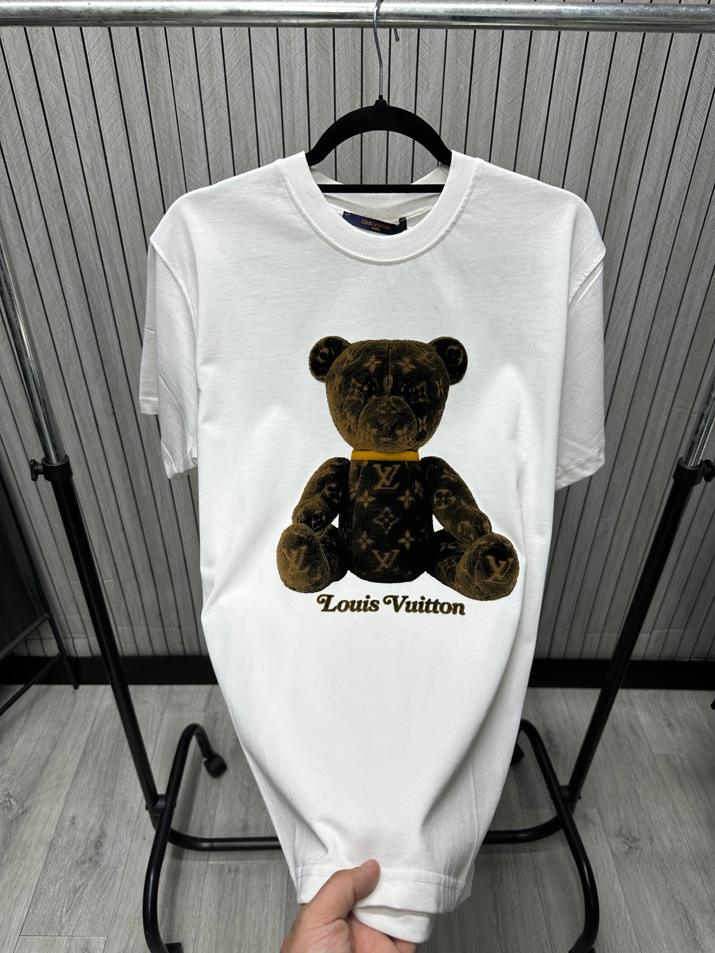 Tricou barbat LVBear Alb