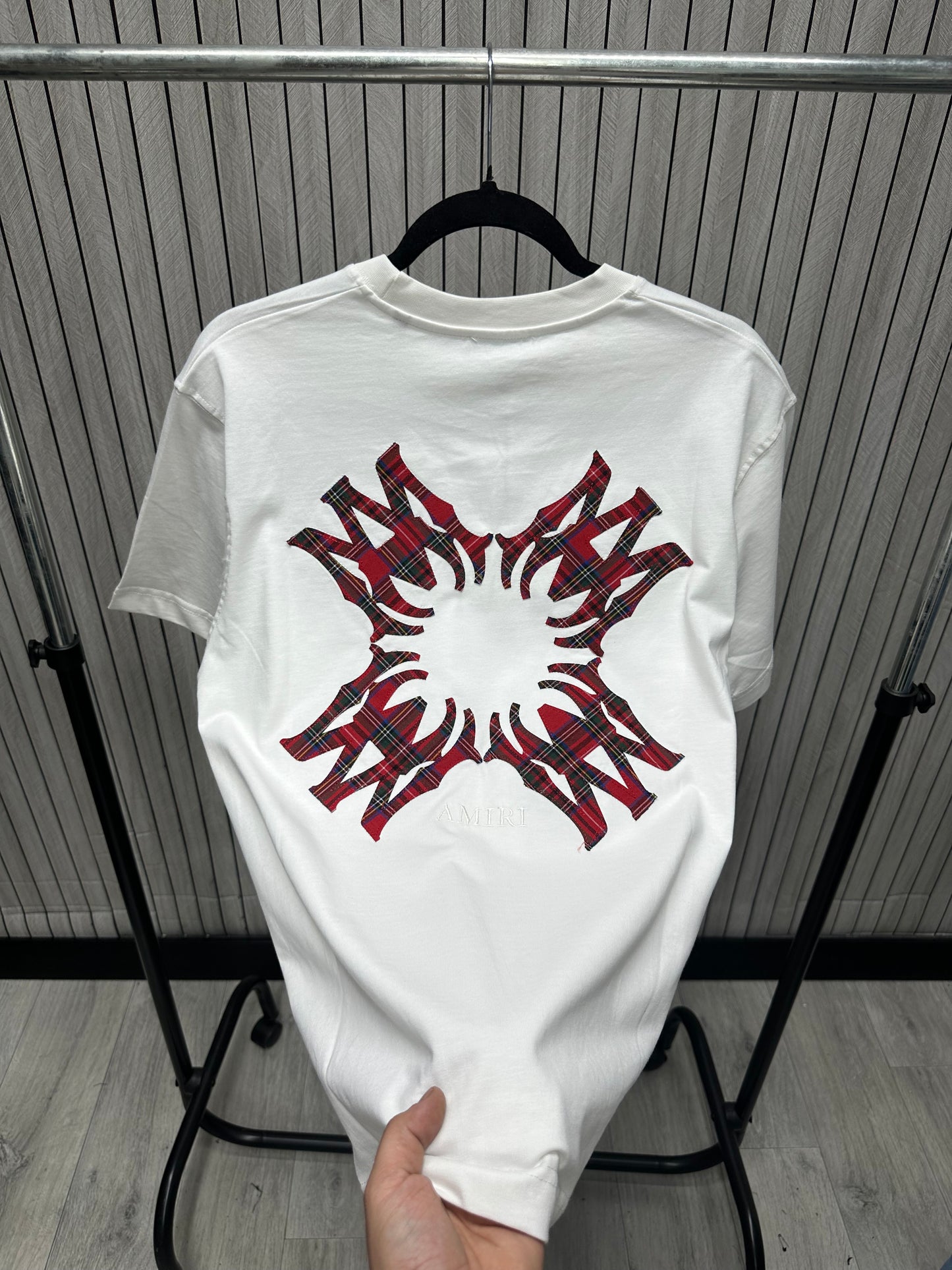 Tricou barbat AMR Alb