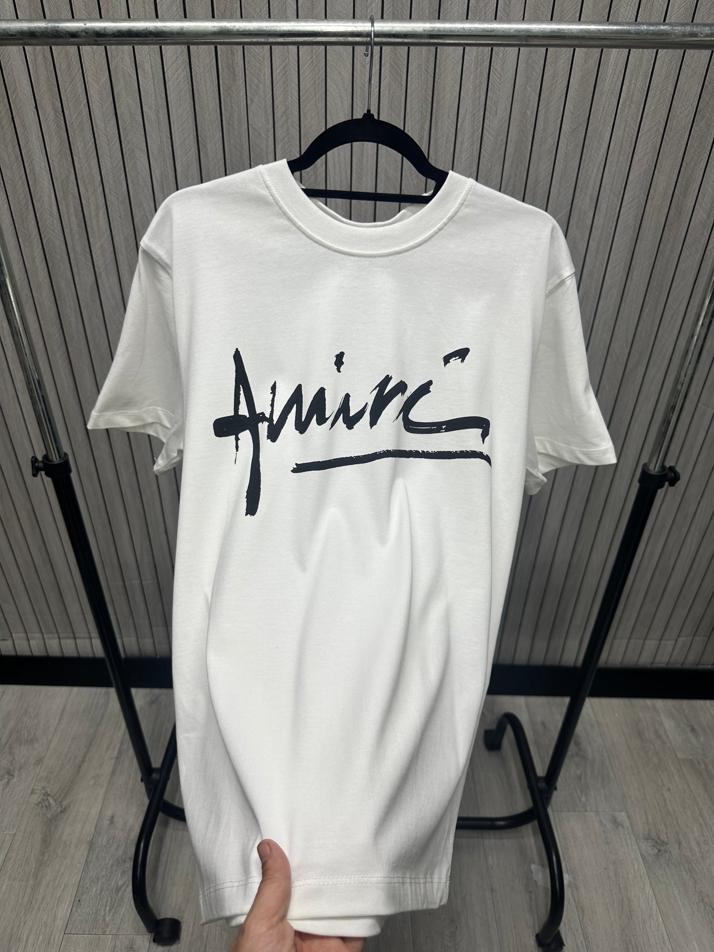 Tricou barbat AMR Alb