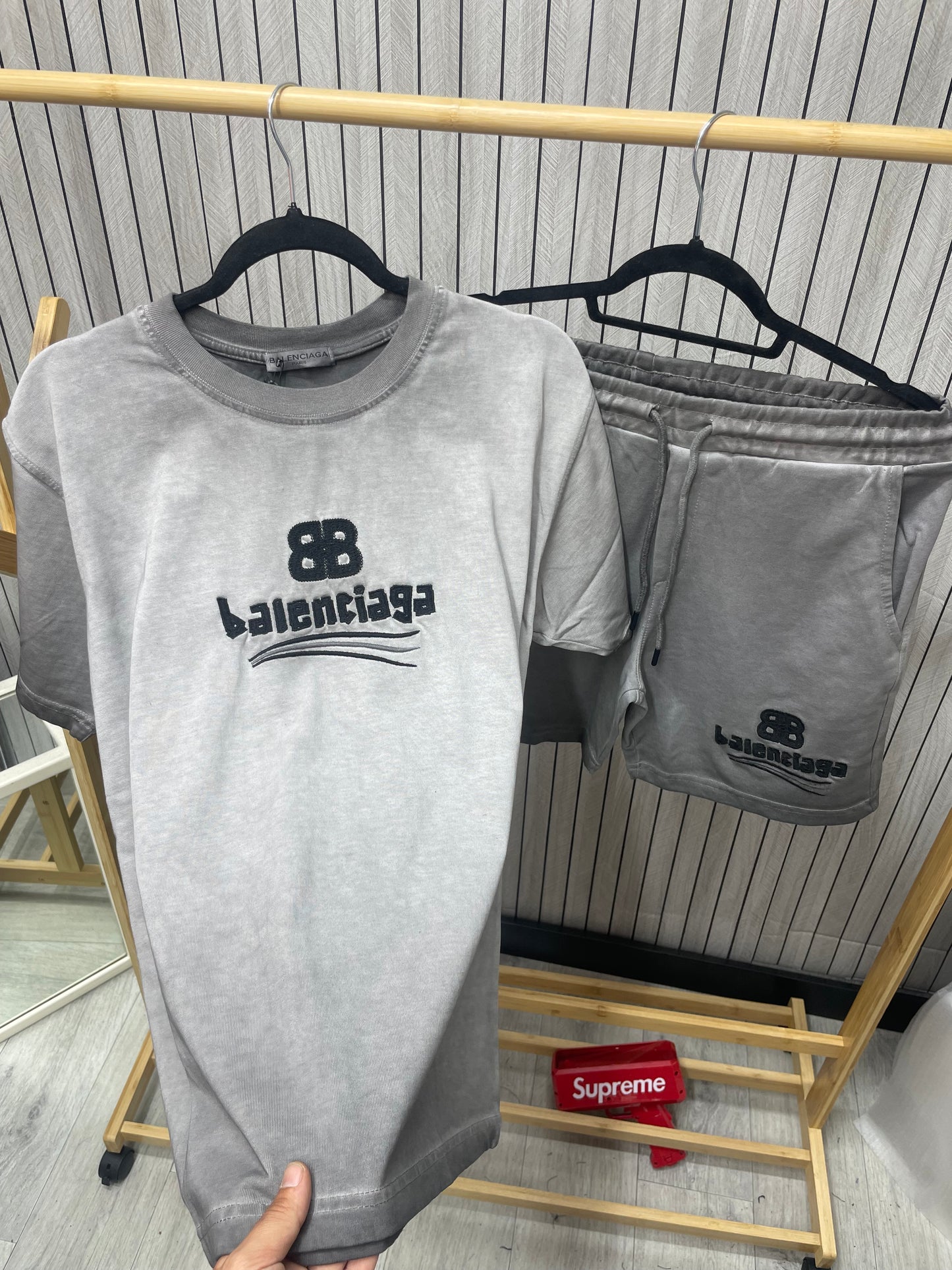 Compleu Barbat Leng Gri