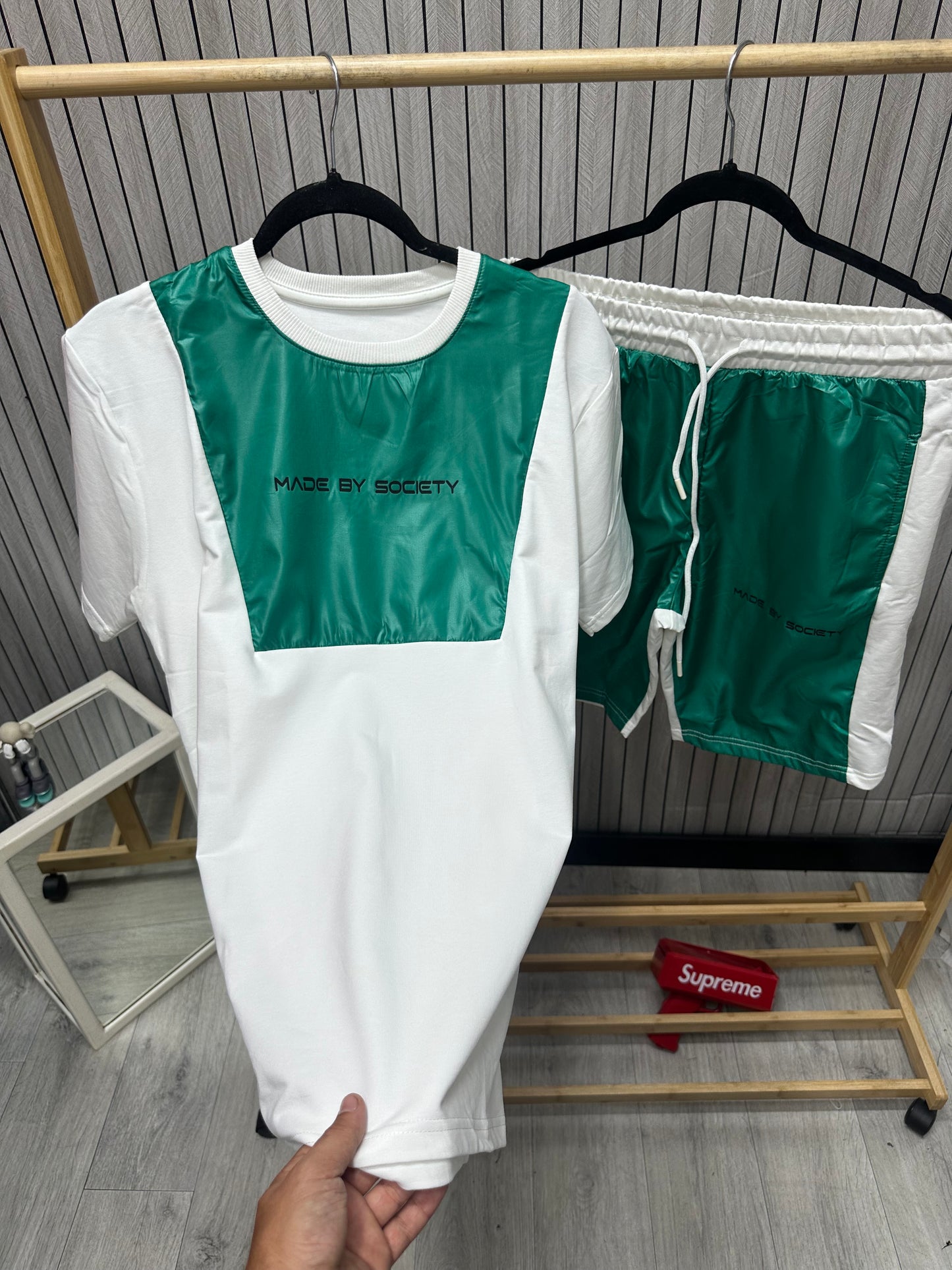 Compleu Barbat MSOB Green White