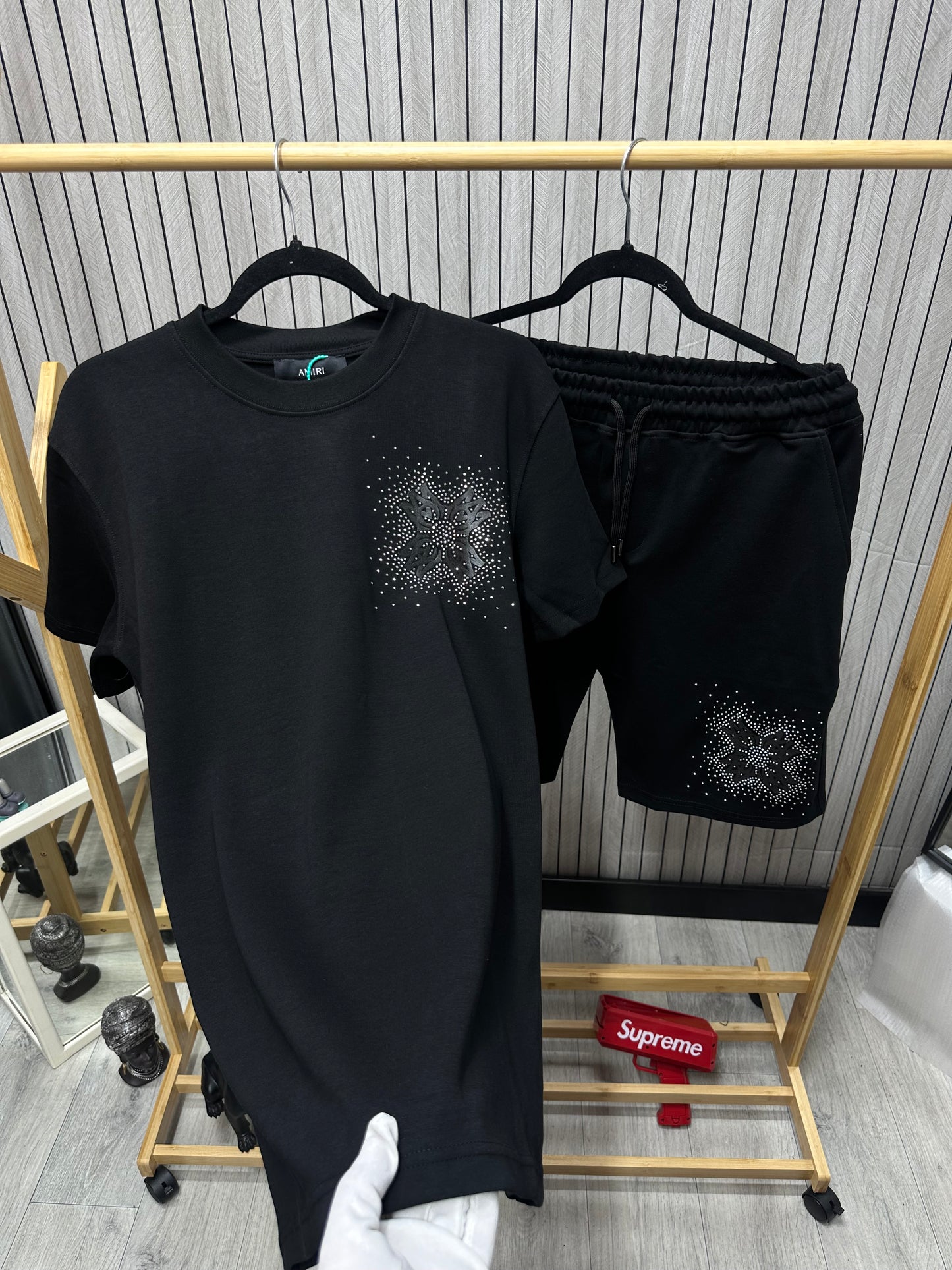 Compleu Barbat Shine Negru