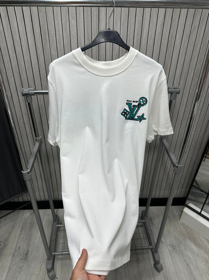 Tricou barbat LVI White Green