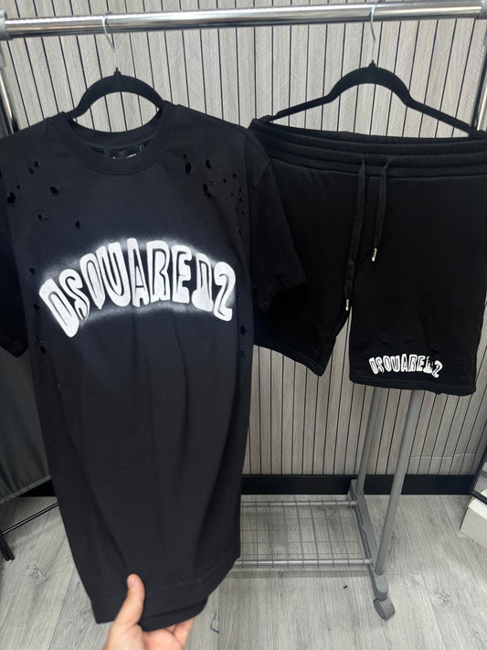 Compleu Barbat D2 Negru Ripped