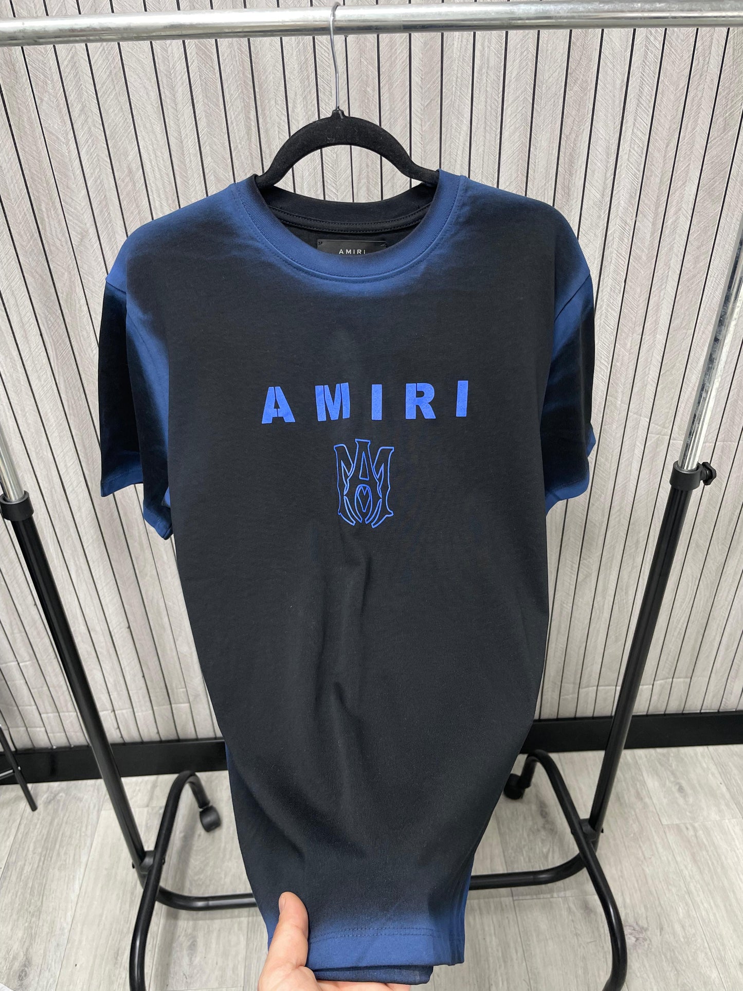 Tricou barbat AMR Black Blue