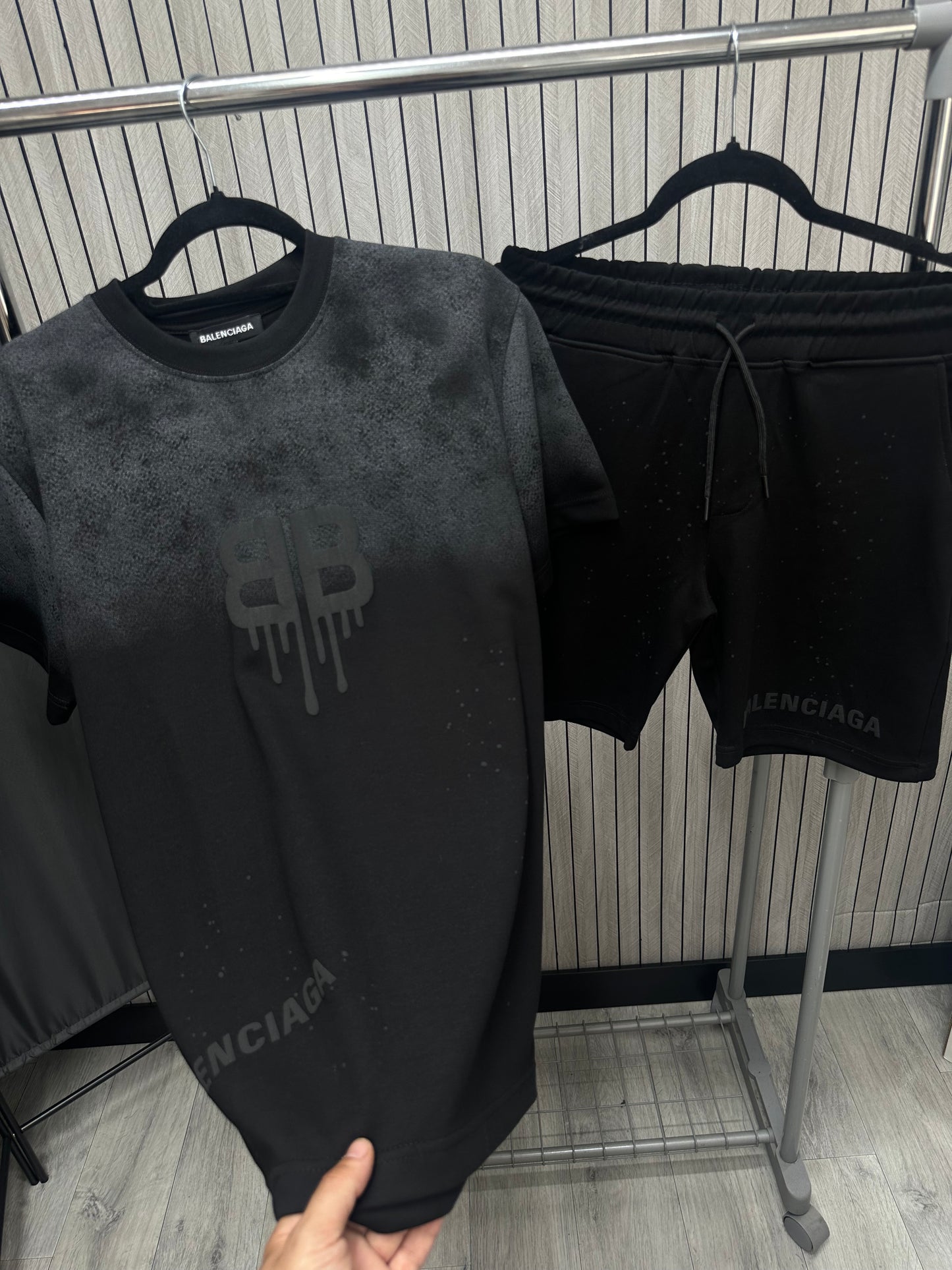Compleu Barbat BB Black Grey