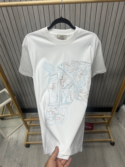 Tricou Bărbat Herm Alb