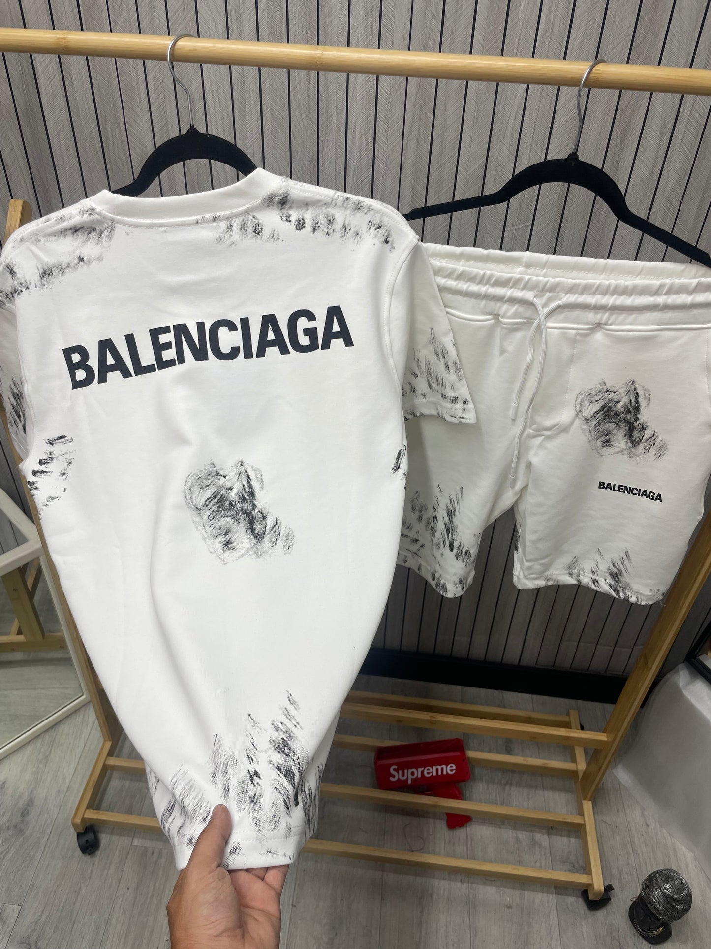 Compleu Barbat Galenci Alb