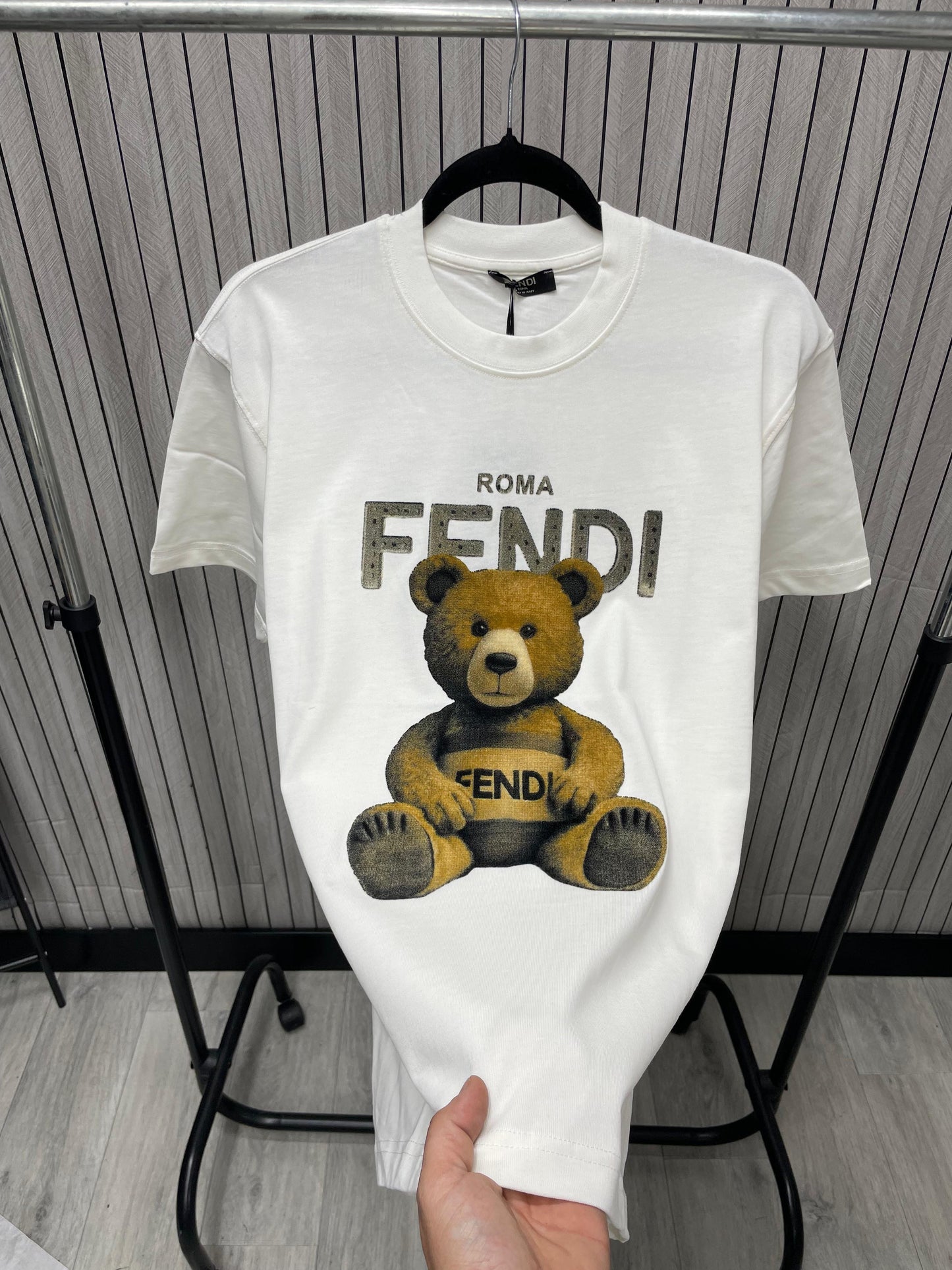 Tricou barbat FEND Alb