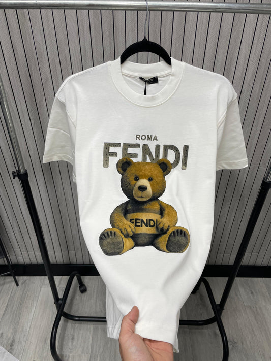 Tricou barbat FEND Alb