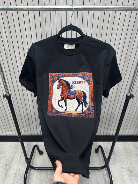 Tricou barbat HMS Negru