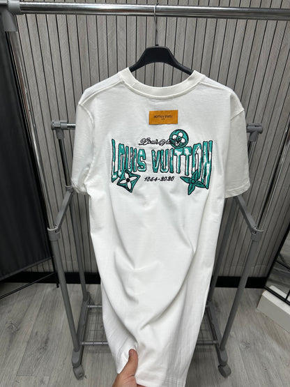 Tricou barbat LVI White Green