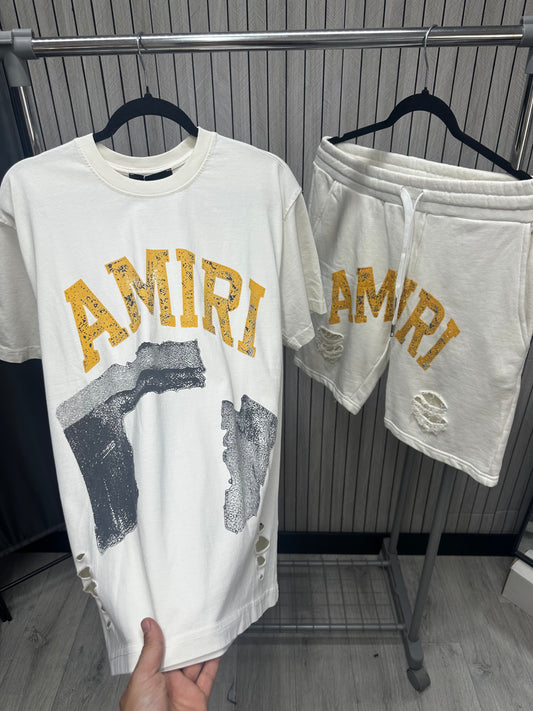 Compleu Barbat MIRI Alb Ripped