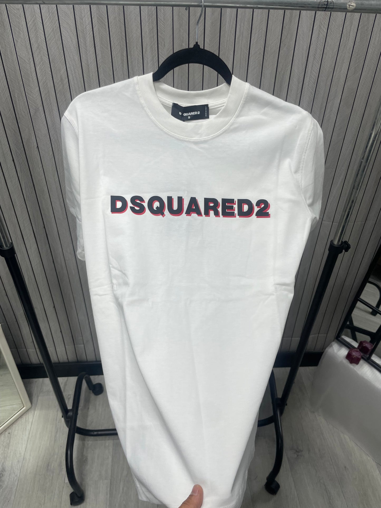 Tricou Bărbat D2qred Alb