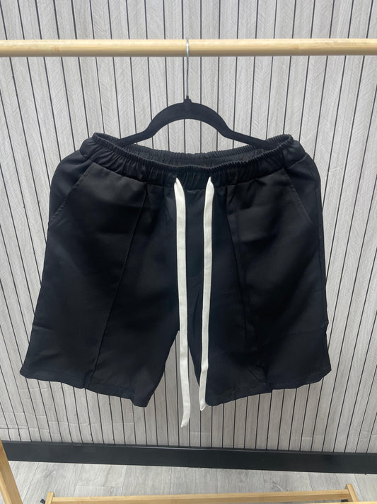 Pantaloni barbat cu snur Negru